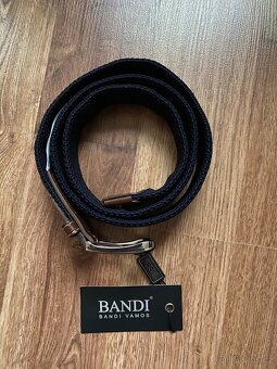 Nový pánský pružný opasek Bandi - modrý s pruhy, L/XL - 16