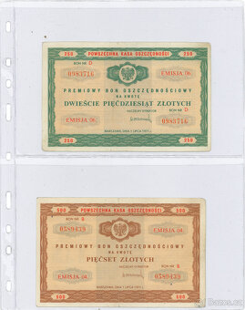 Plný šanon mix bankovek celý svět - Konvolut - sbírka - 16