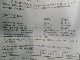 Koncové spínače, Kapalinová sonda. - 16