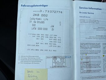 VW Caddy Life 1.4 16V, 1. majitel - 16