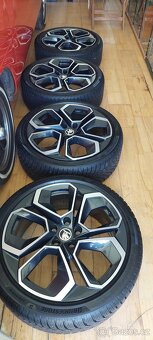 Originál alu kola Octavia 4 rs 5x112 r18 s pneu. - 16