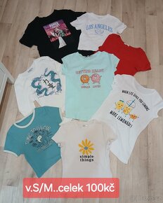 Trička dívčí/dámské různé velikosti - 16