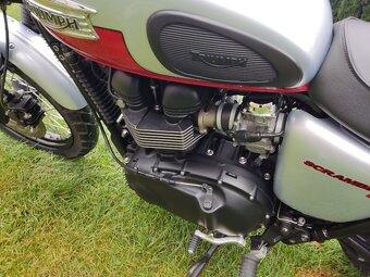Triumph Scrambler 900 (2014) TOP, doplňky, po servisu, jen 2 - 16