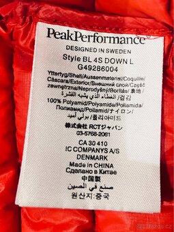 Péřová bunda Peak Performance pánská M/S - 16