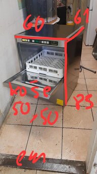 Gastro myčka Zanussi 6SGEA, koše 50x50 cm, spádová - 16