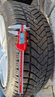 Alu kola 5x112 r17 Seat FR originá Cupra zimní pneu - 16