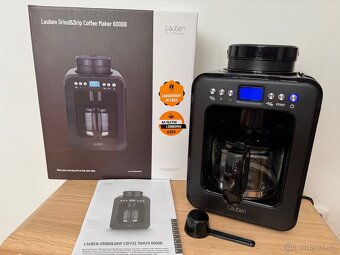 Lauben nový kávovar s mlýnkem 600BB černý - 16