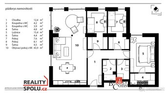 Prodej, byty/4+kk, 117.3 m2, Písčitá, Hostavice, Praha 9 [ID - 16