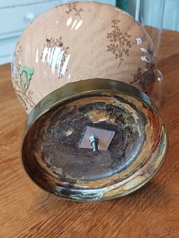 SECESNÍ PORCELÁNOVÁ PETROLEJKA EHRICH & GRAETZ 19. STOL. - 16