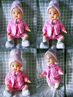 👶🎀RETRO VELKÁ PANENKA MIMINKO - PLASTOVÁ 70. LÉTA - 16