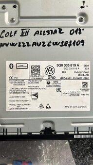 Prodám autorádio VW GOLF 7 - 16