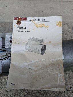 Elektrický kruhový ohřívač vzduchu Pyrox CB 160/1,2 230V - 16