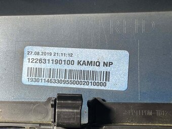 ŠKODA KAMIQ 19-24 nárazník + spoiler 658807221 - 16