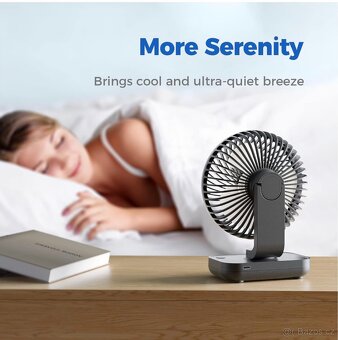 Mini stolní ventilátor - 16
