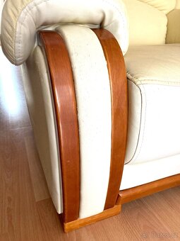 Kožená sedací souprava 3+2+1 nerozkládací - 16