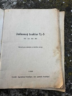Malotraktor TJ-5 s valníkem - 16