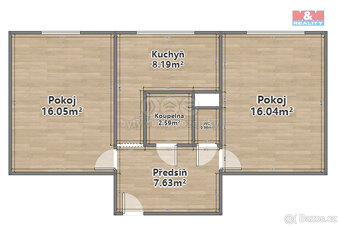 Prodej bytu 2+1, 51 m², Chomutov, ul. Skalková - 16