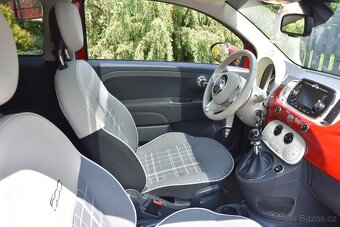 Fiat 500 1,2 Lounge - lux. výbava, 46 tis. km, top stav - 16