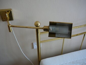 Mosazná manželská postel - 16