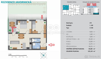 Prodej bytu 3+kk, Rychnov nad Kněžnou, ul. Javornická - 16