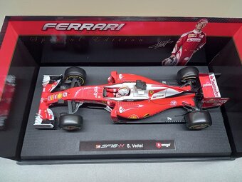 6x F1 FERRARI LECLERC A VETTEL BURAGO 1:18 - 16