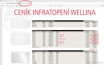 Topné infrapanely Redwell (různé velikosti) - 16