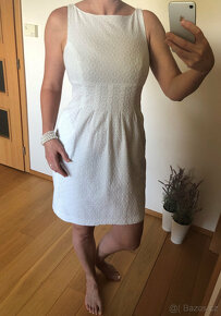 Bílé bavlněné krajkové šaty Ralph Lauren, vel. 38 - 16
