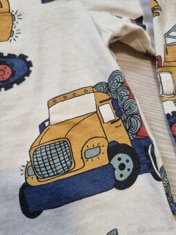 Set triček Lindex 92 - farma, dopravní stroje - 16