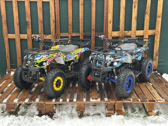 Elektro ATV Čtyřkolka 1200W 48V kola 6” AE006-7 - 16