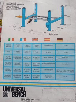 Čtyřsloupový elektrohydraulický zvedák - 16