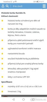 Kočárek joie crosster trojkolka - 16
