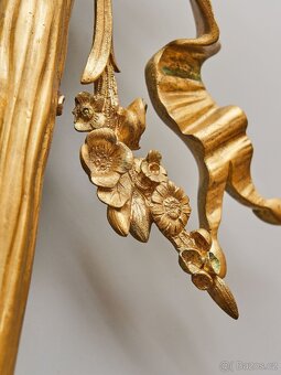 Luxusní nástěnné lampy neoklasicistní – zlacený bronz - 16