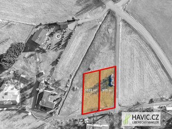 Prodej stavebních pozemků, 950 m2 a 1.022 m2, Liberec XX-Ost - 16