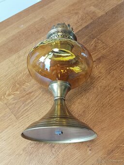 STAROŽITNÁ ART DECO PETROLEJOVÁ LAMPA GAUDARD, 20.–30. LÉTA - 16