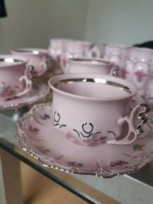 13ks Růžový porcelán H&C - 16