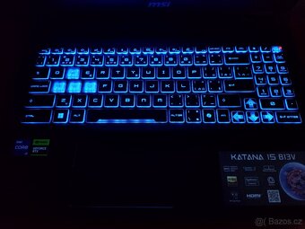 Nepoužitá Katana,RTX-4070-8gb Mux,i7-13th,DDR5, M.2 1TB -ZÁR - 16