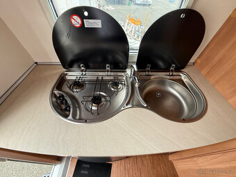 Hobby 350 TB DeLuxe, NAFUKOVACÍ PŘEDSTAN, TV,  839kg -SLEVA- - 16