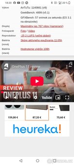 Oneplus 11..  16gb+4gb/256gb..  Čierna metalíza. - 16