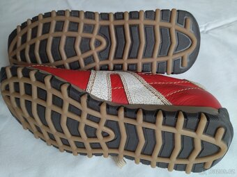 Polobotky botasky, červená kůže, vel. 37 - 16