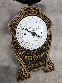Velmi pěkné 10kg velké jednomiskové váhy po renovaci - 16