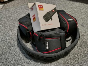 Zhiyun foto video pasek s extra klipem, pro objektivy,3 obal - 16