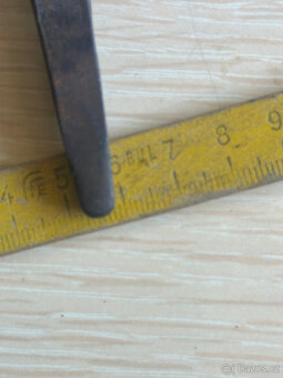 Starožitné(asi klempířské) kladívko, 19.st, kované - 16