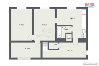 Prodej rodinného domu, 72 m² Markvarec u Hřivic - 16