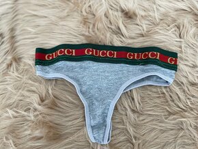 Set Guccî podprsenka + tanga + kalhotky - 16