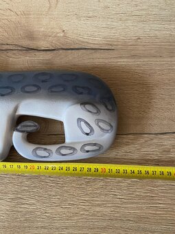 kočka keramická stará kočka figurka plastika soška socha - 16