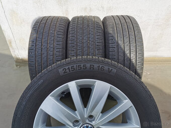 215/55R16 alu kola VW 7x16 5x112 ET45 Passat B7 - 16
