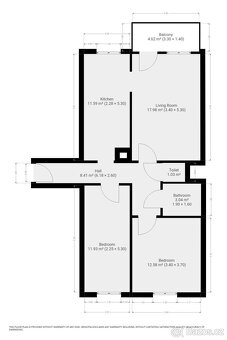 Pronájem bytu 3+1, Botevova, Modřany, 24900 Kč/měs, 72 m2 - 16