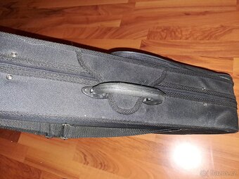 Elektrické "silent" housle 4/4, Paul Stanton, černá metalí - 16