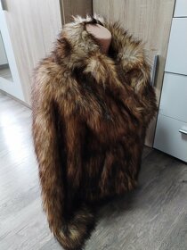 Chlupatá Kožíšková bunda H&M vel XS/S - 16