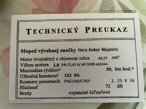 Kartičky na moped na predaj - 16
